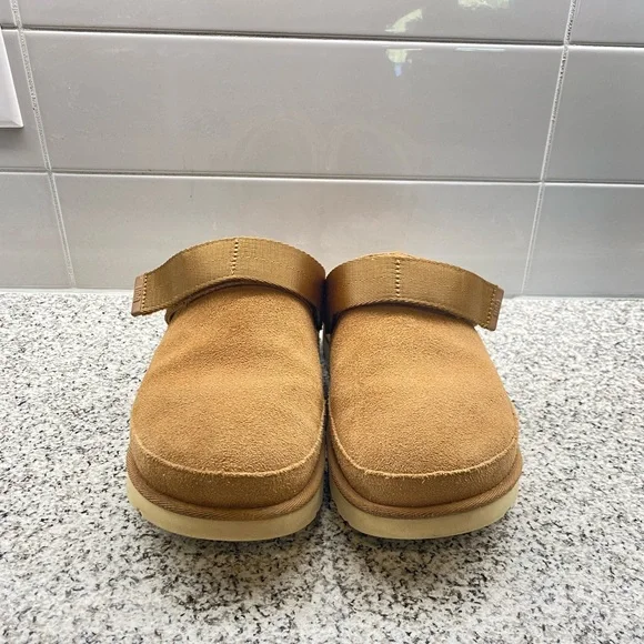 UGG Tan Suede Mules - Picture 3 of 7